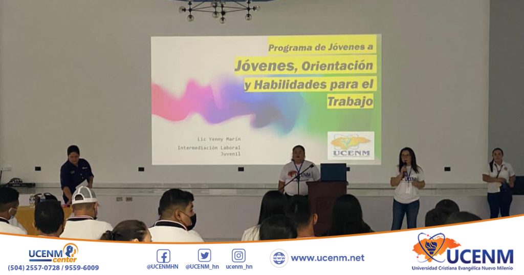 UCENM Realiza el Taller Intermediación Laboral Juvenil en la Sede La Entrada, Copán