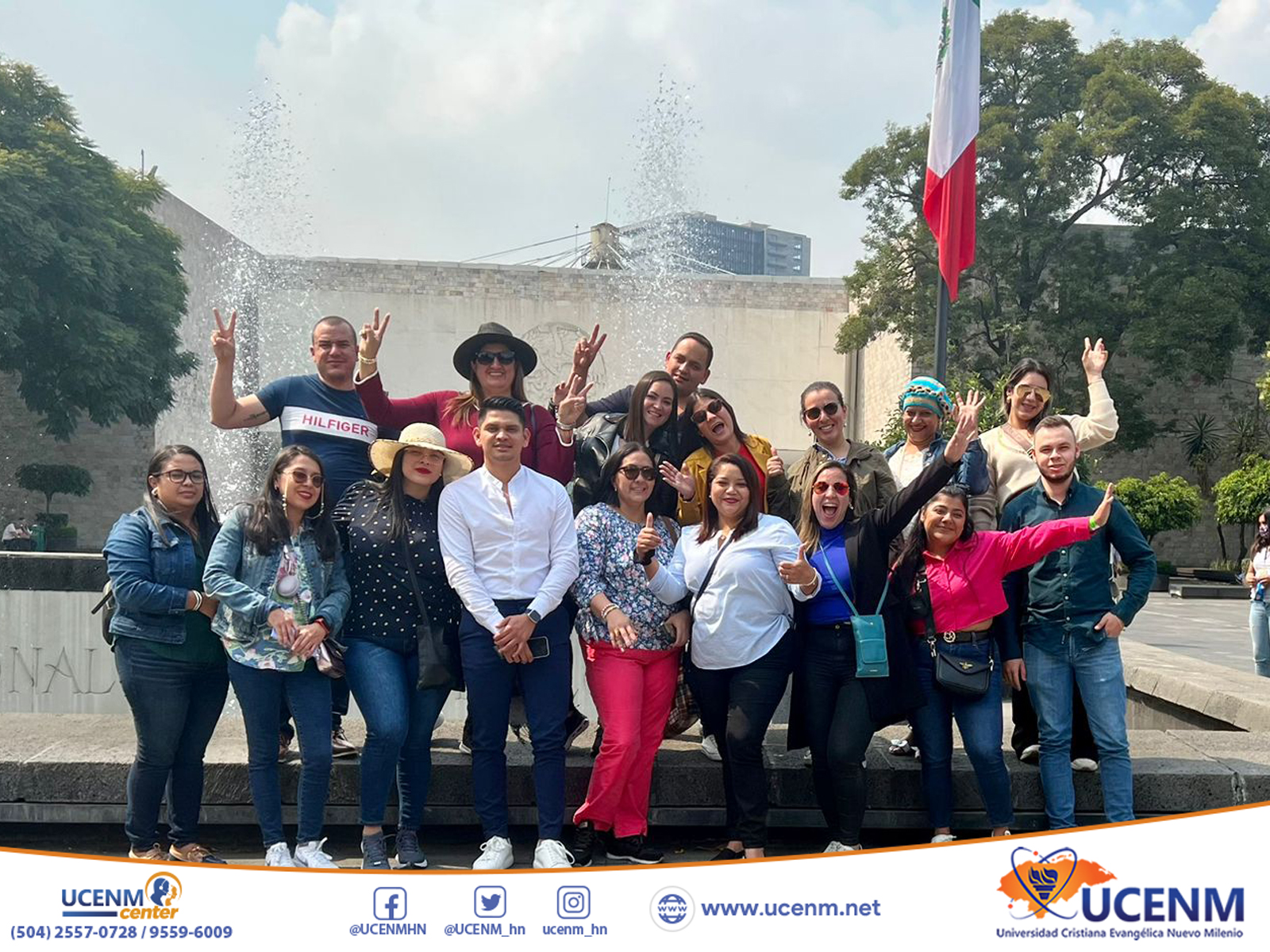 Estudiantes de UCENM realizan visita a México